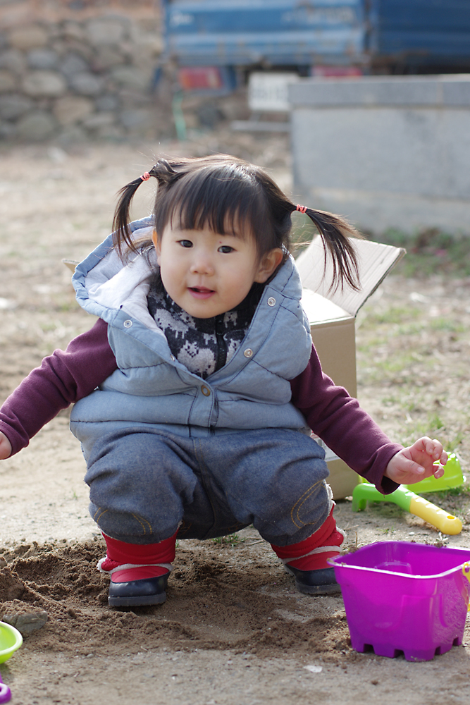 단계집 흙놀이