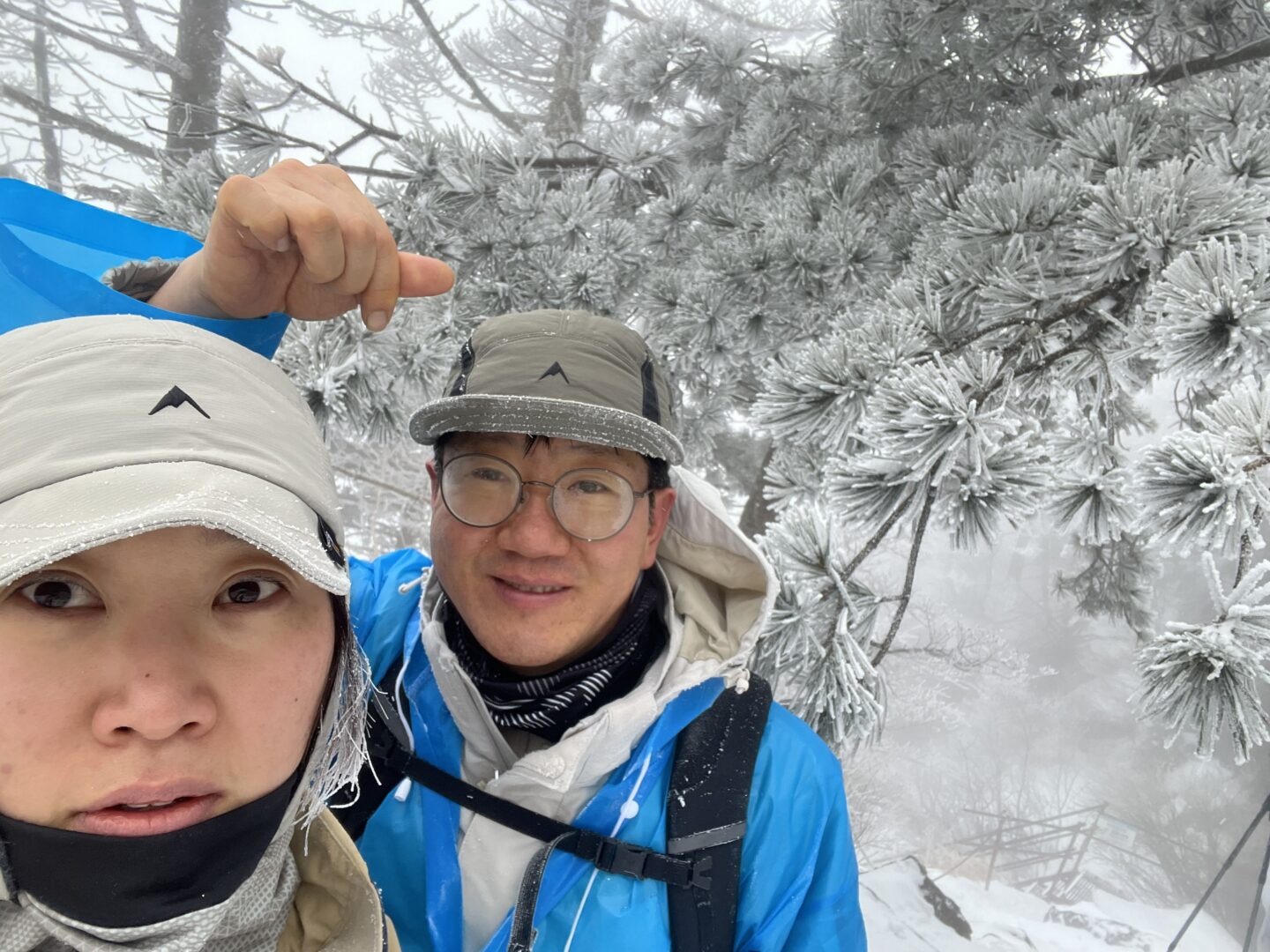 지리산 눈꽃산행