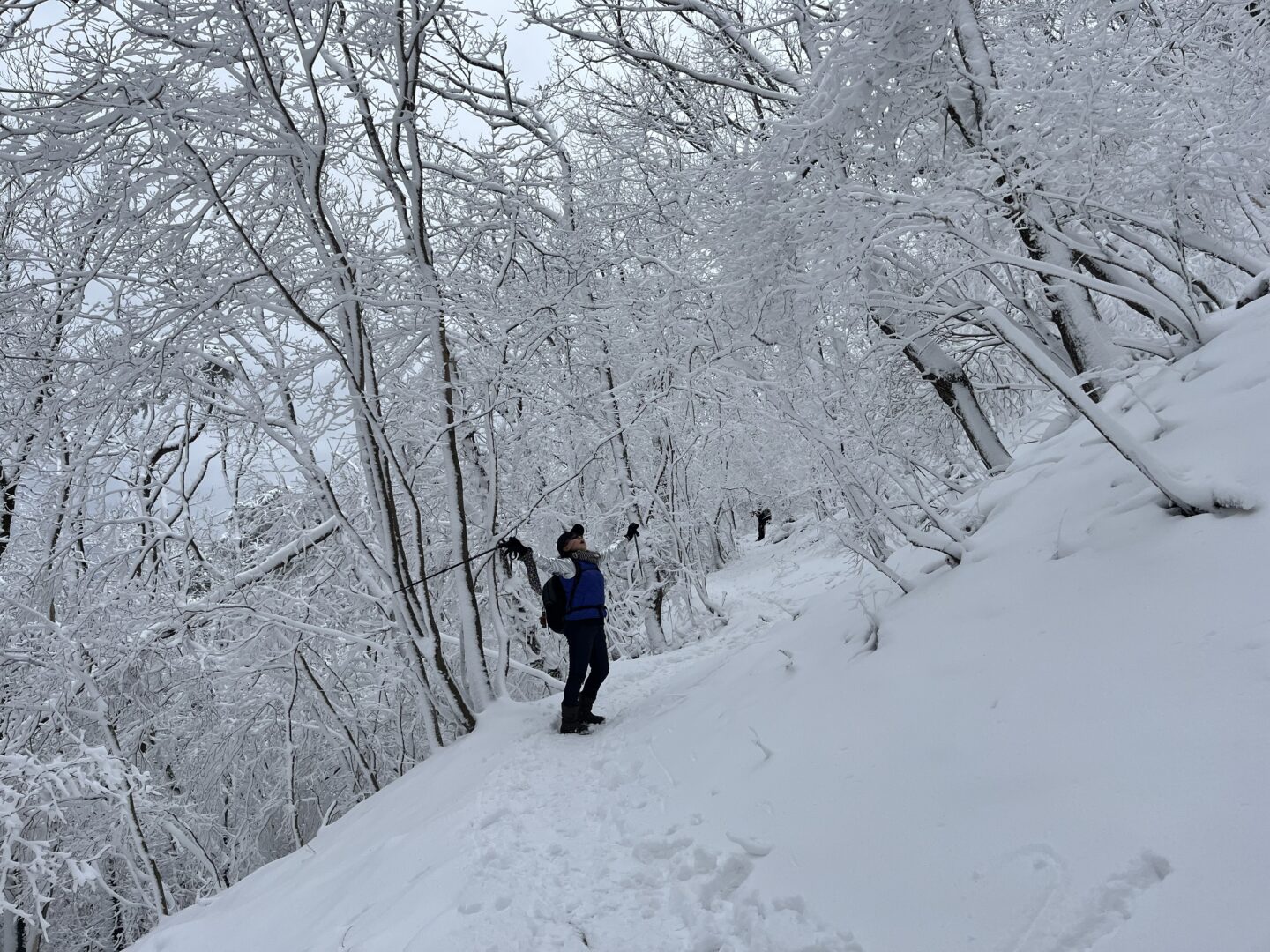 엄마랑 외할머니 눈꽃산행